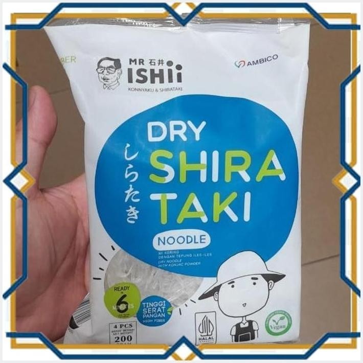 

[LDY] MR ISHII DRY SHIRATAKI NOODLE 200G 4S MI KERING DNGAN TEPUNG ILES ILES