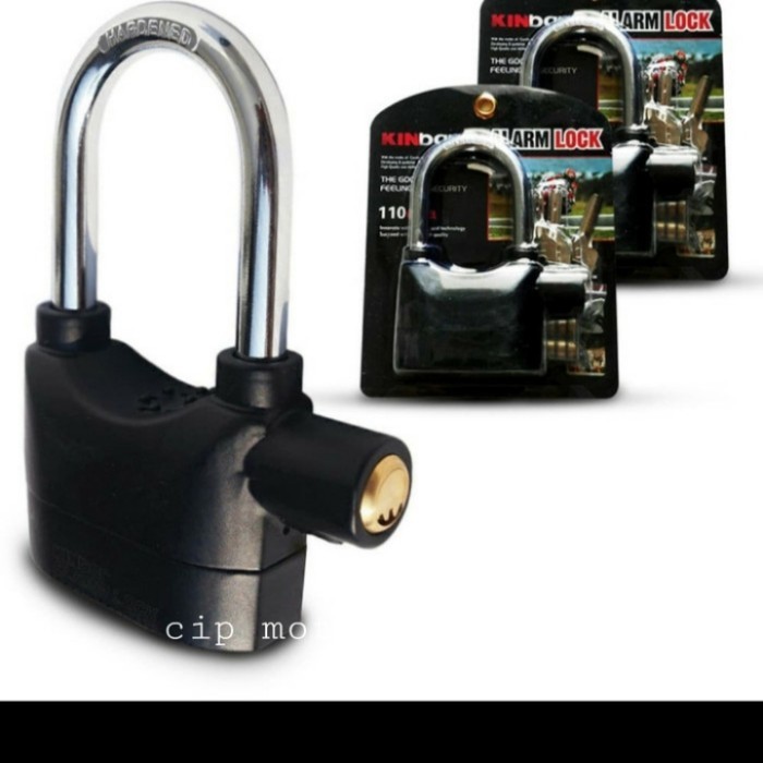 Gembok Alrm Anti Maling Pengaman Motor