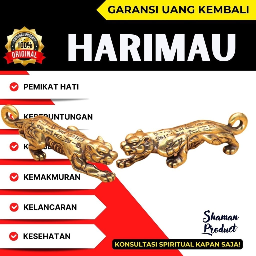 Patung Harimau AmuletTalismanHeirloom  -  JimatPusaka - PatungBertuah - Benda Koleksi Fengshui