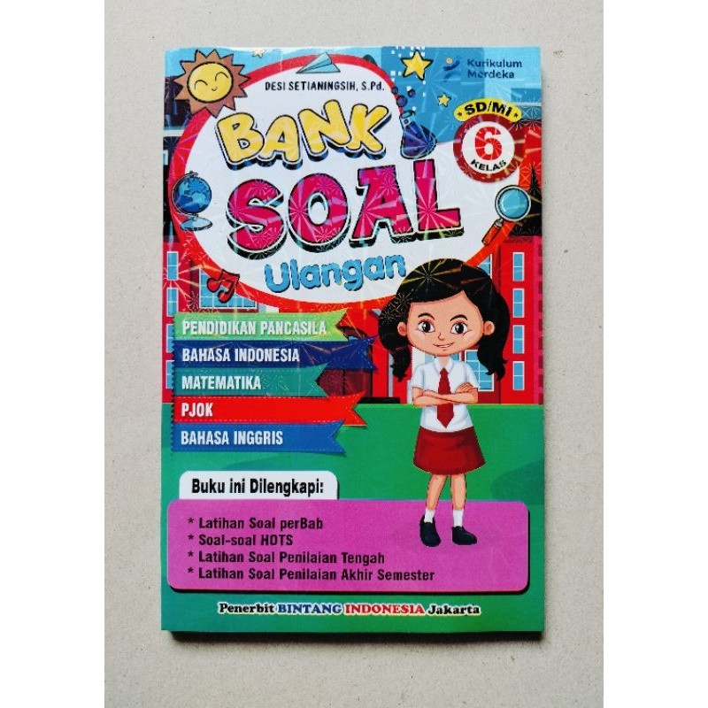 Buku Bank Soal Ulangan kelas 6 SD/MI ( kurikulum merdeka )