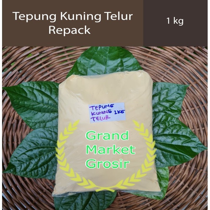 

Terlaris tepung kuning telur Kiloan Impor Egg Yolk powder 1 kg Imported SALE