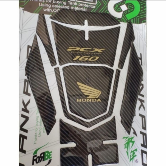 Sticker Tankpad New Honda Pcx 160 Carbon