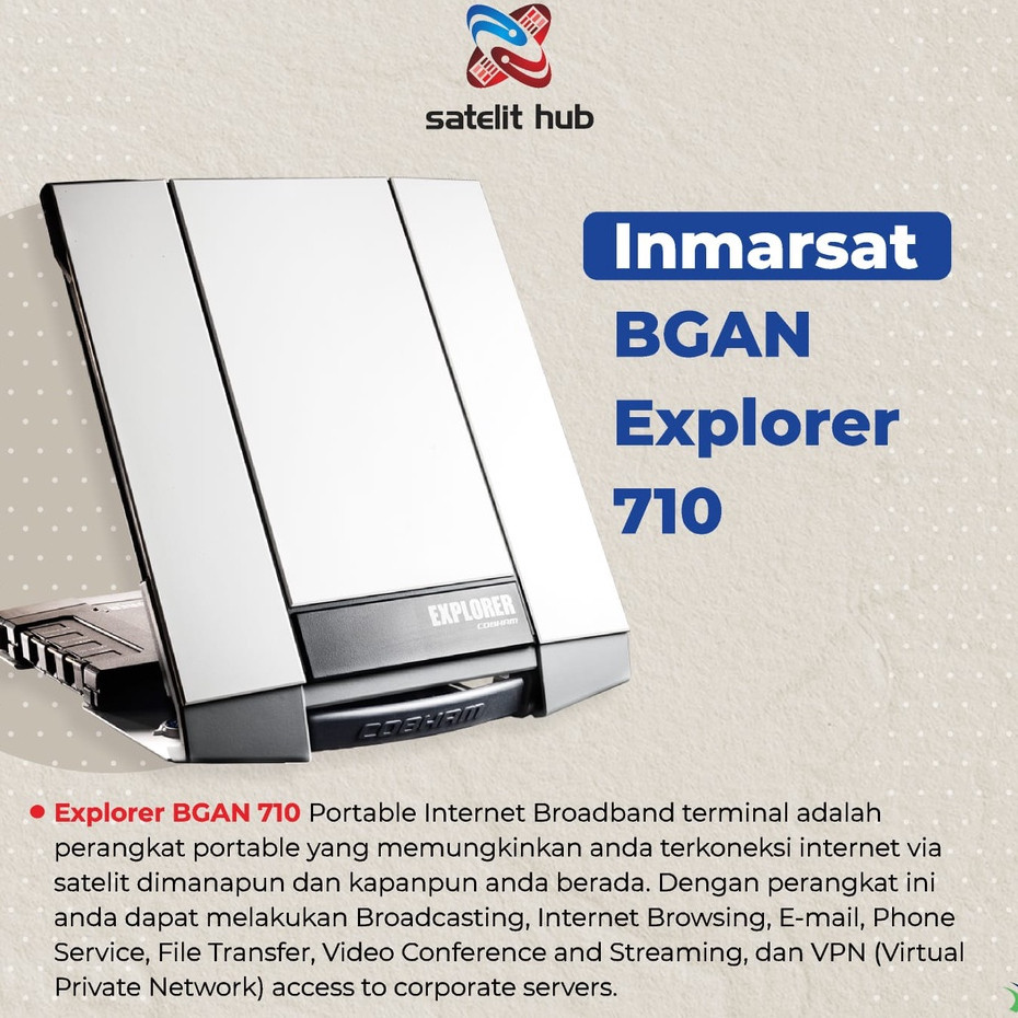 Inmarsat BGAN Explorer 710