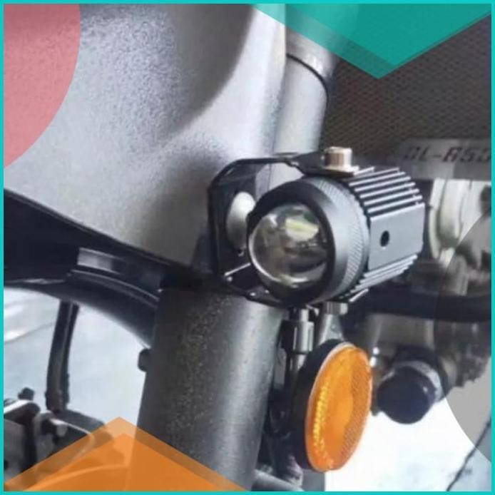 Lampu Tembak D2 Laser Motor BullAES Foglamp Lampu Sorot Mini Driving 1