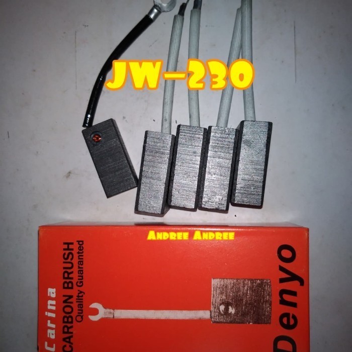 ------] Carbon Brush - Kool Arang JW230 JW-230 Carina utk dinamo las Denyo