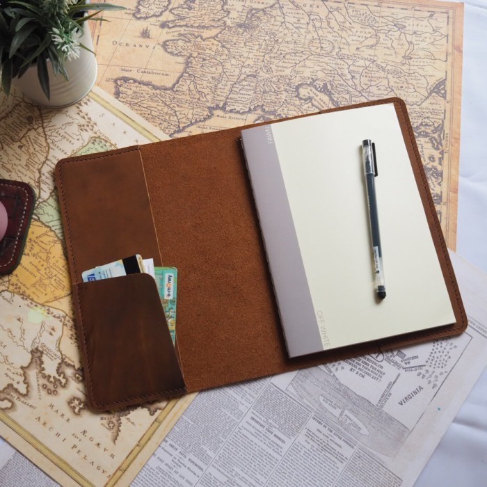 

cover book a5 - leather cover book A5 - sampul buku A5 MURAH