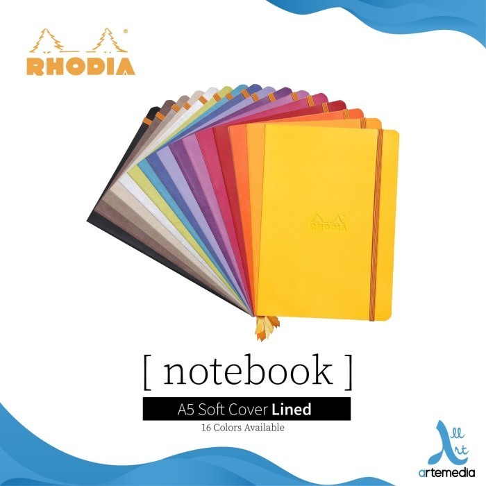 

Buku Catatan Rhodia A5 Lined Softcover Notebook DISKON