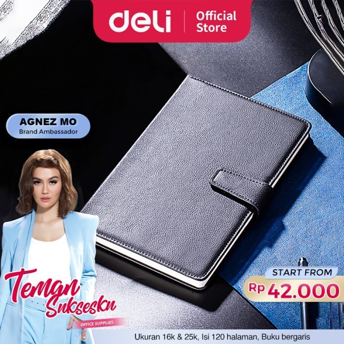 

Deli Concise Notebook Buku Catatan Ukuran 25K/16K Isi 120 lembar 330X HARGA DISKON