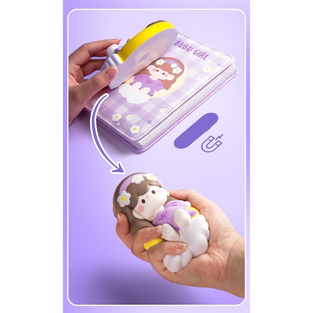 

Hnfh05 Buku Notebook Squishy Set, Buku Catatan Diary Squishy 3D Kartun HRG DISKON