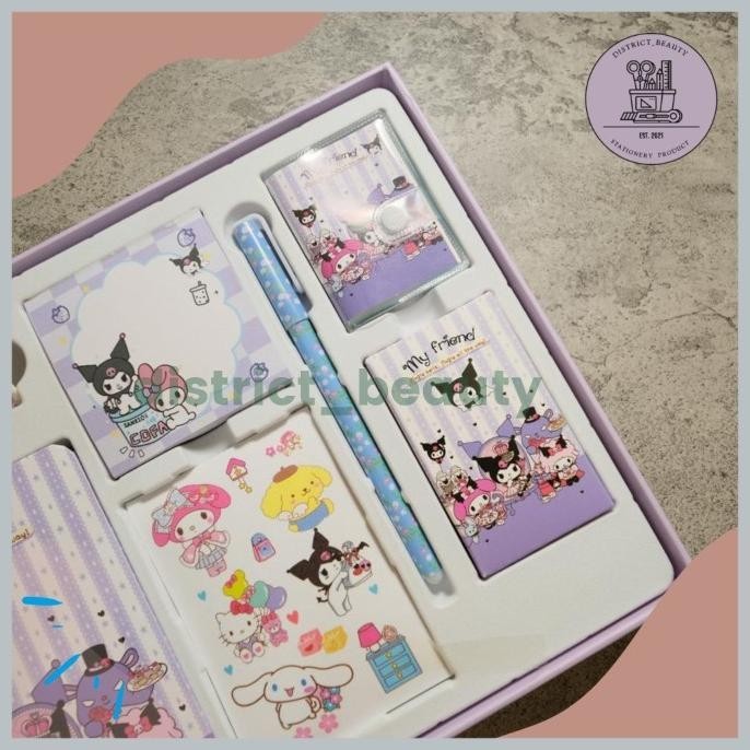 

JURNAL 7 IN 1 KUROMI SET ALAT TULIS JURNAL TERLENGKAP MOTIF CINNAMOROL MBS