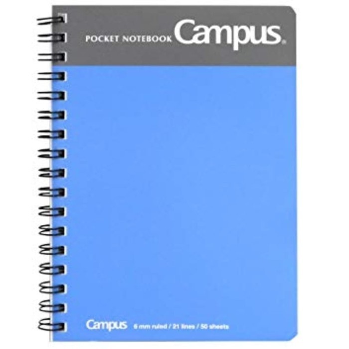 

BRG BARU Kokuyo Twin Ring Notebook A6 with pocket