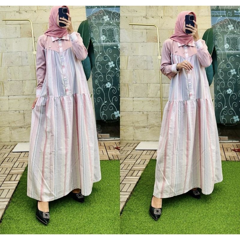 New arrival Dimara dress || dress cotton triset Dimara athayaa inji mikuniku | kemeja tunik gamis ko