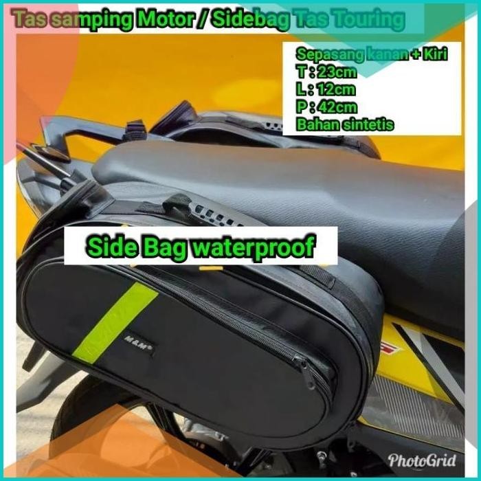 Tas samping Motor Waterproof Sidebag motor Sepasang kanan kiri Univers