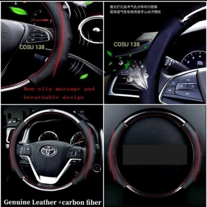 sarung cover stir  carbon kulit mitsubishi xforce