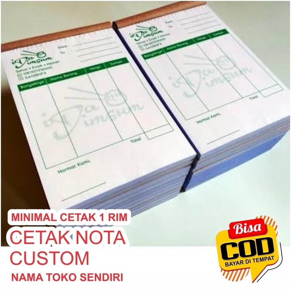 

Lagi Promooo !!! Cetak Nota Bon Custom Nama 2 Play Nama Sendiri Min Order 1 Rim Nota Laundry 2 Rangkap Nota Olshop Nama Sendiri Nota Kontan Nota 2 Ply Murah Nota Olshop Nota Mini 2 Ply Cetak Nota Nama Cetak Nota Custom Murah Nota Laundry Bengkel