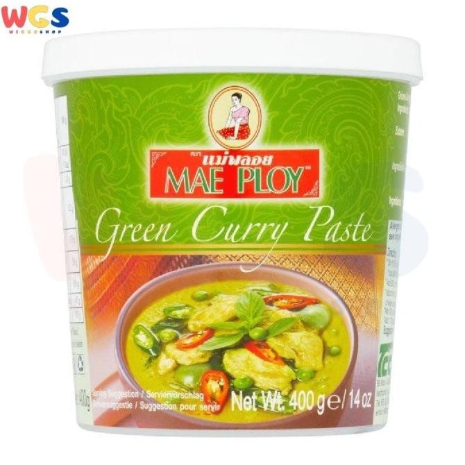 

Mae Ploy Thai Green Curry Paste 400 gr - Bumbu Kari Hijau