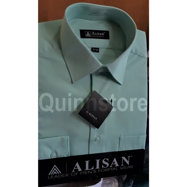 ALISAN ORIGINAL KEMEJA POLOS LENGAN PANJANG - REGULER - HIJAU -2