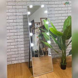 VANITY FRAMELESS / STANDING MIRROR AESTHETIC + LED / CERMIN BERDIRI