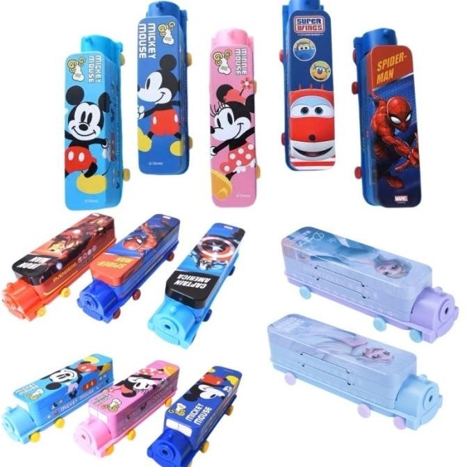 

tempat pensil anak laki laki kereta kotak pensil lucu murah Disney