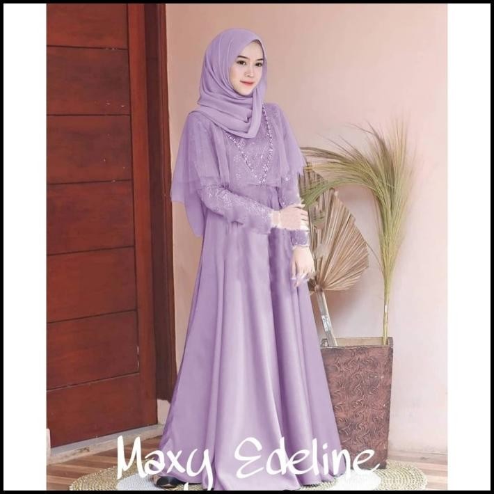 (MURAH) AVISA Gamis pesta brokat kombinasi corneli tutu tile Silahkan diorder