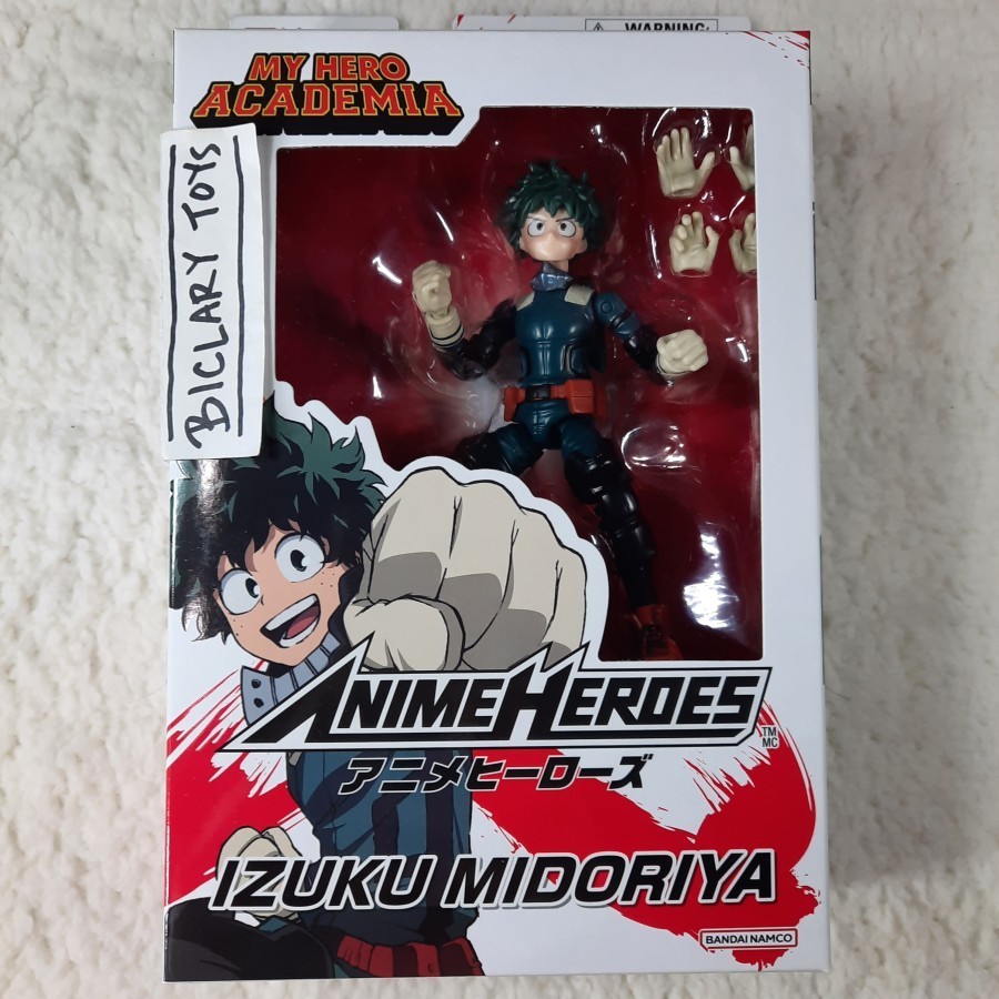 ORIGINAL Anime Heroes Izuku Midoriya Deku My Hero Academia Boku No Hero SHF Size BANDAI Action Figur