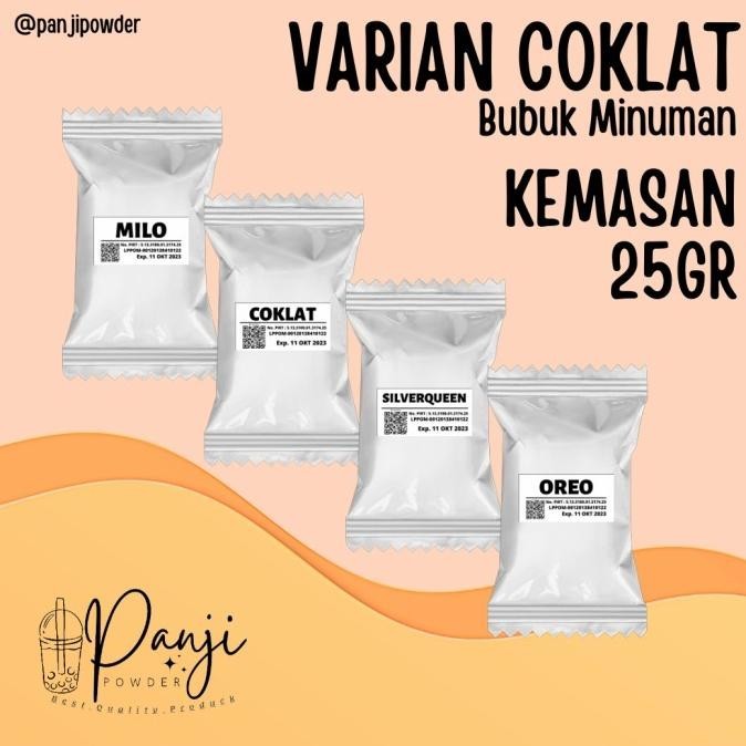 

bubuk minuman rasa coklat 25gr serbuk minuman aneka rasa powder minuma