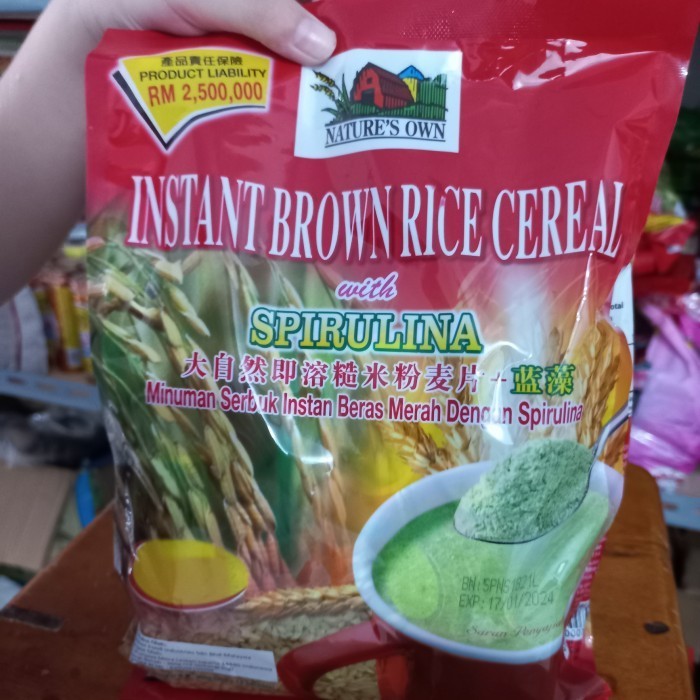 

Nature'S Own Instant Brown Rice Cereal With Spirulina