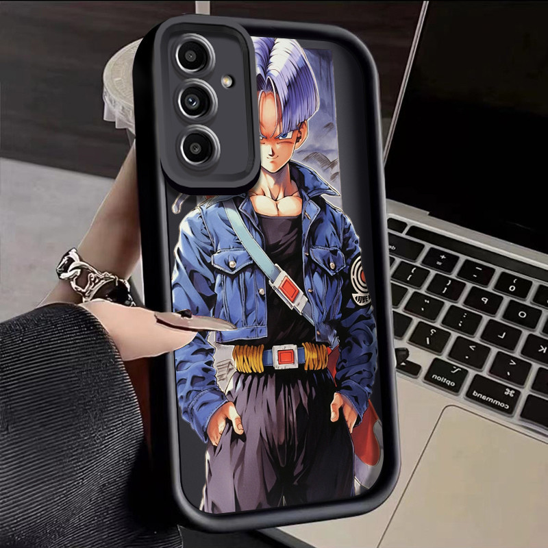 Casing Hp Samsung Galaxy A24 Case pria membawa pisau di pola belakangnya Softcase baru HP ganda Casi