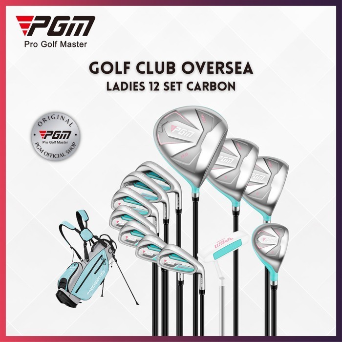 PGM STICK GOLF FULL SET LADIES SET OVERSEA SERIES GRAPHITE CARBON ROD
