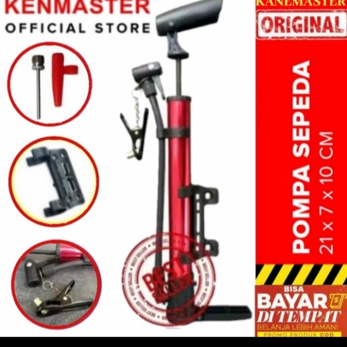 POMPA ANGIN BAN/POMPA SEPEDA MOTOR/MOBIL KENMASTER IM