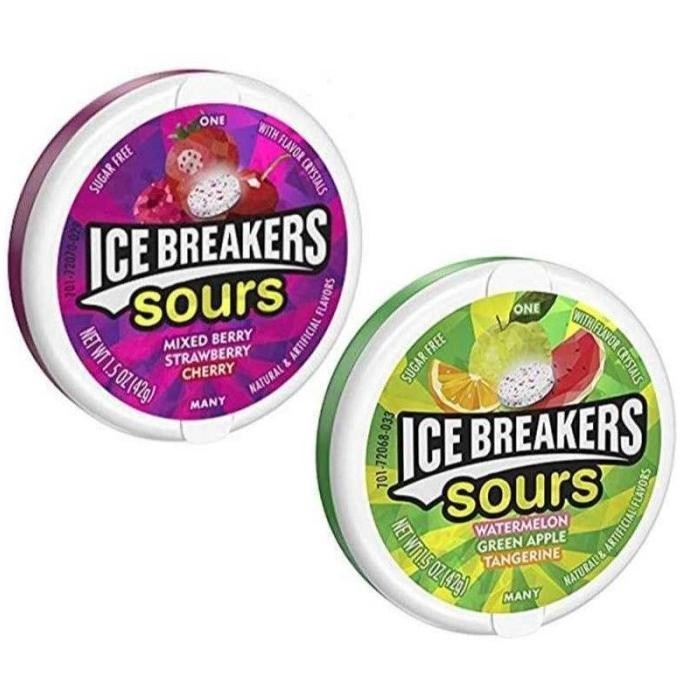 

ICE BREAKERS SOURS CANDY 2 VARIANTS 42gr