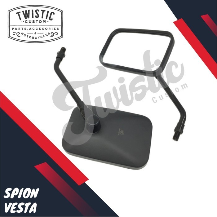 BARU SPION KOTAK RETRO KLASIK VESTA MOTOR CB GL PRO MEGAPRO VIAR HONDA
