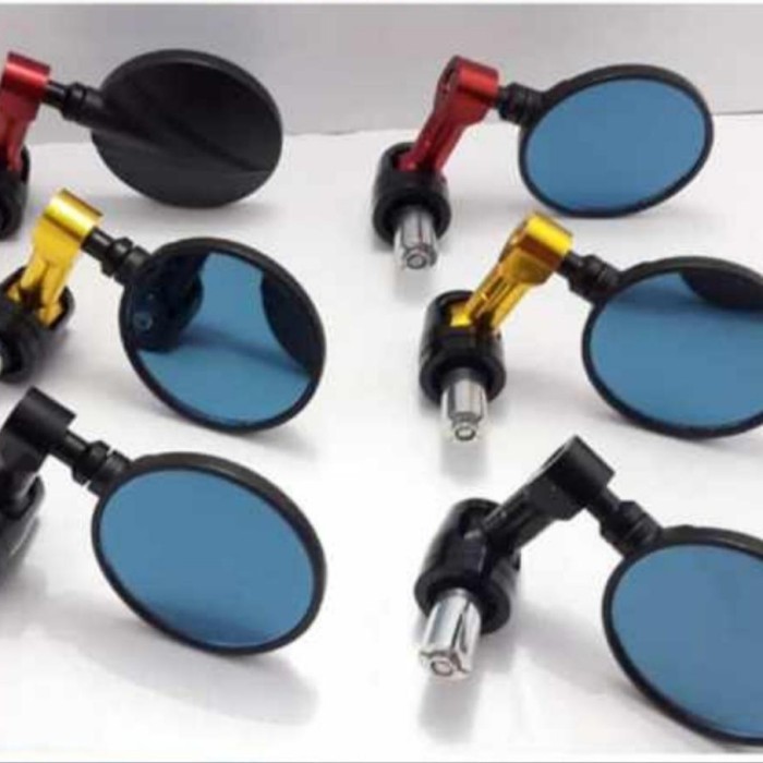 BARU KACA SPION - SPION JALU STANG BULAT CNC MOTOR N-MAX AEROX BEAT VARIO