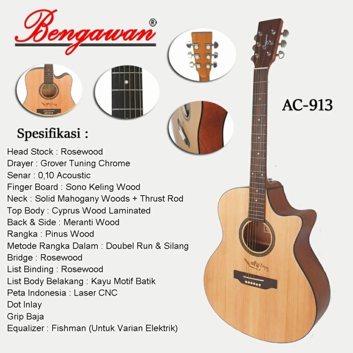 Gitar Bengawan AC 913