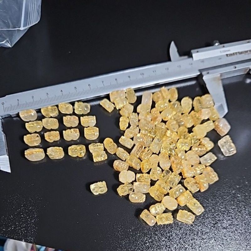 GOLDEN RUTILATED QUARTZ PIXIU BATU ASLI Hrg SATUAN