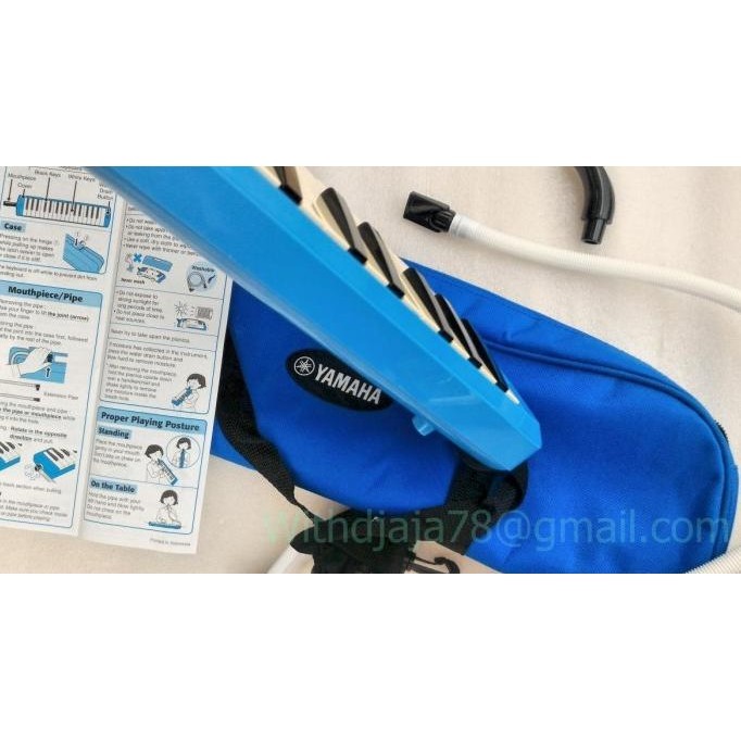 Pianika Merk Yamaha ( Original ) - Warna Biru Kekinian