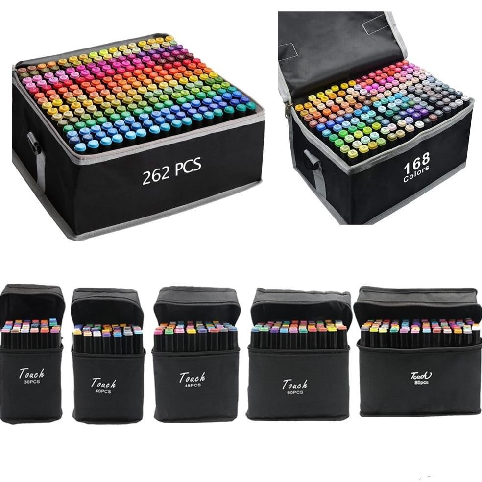 

WD TOUCHFIVE 24/36/48/60/80 WARNA SKETSA SPIDOL UMUM GENERAL MARKER SET ANIMATION MARKERS / TWIN MARKET SET SPIDOL LARIS