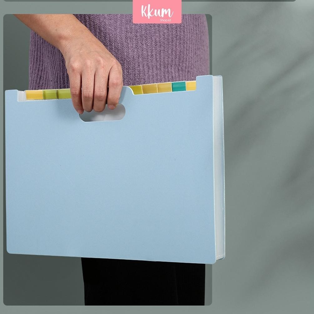 

BAHAN TEBAL STANDING FILE A4/ FILE FOLDER DOCUMENT BAG/ TAS DOKUMEN FILE 13 SEKAT COD