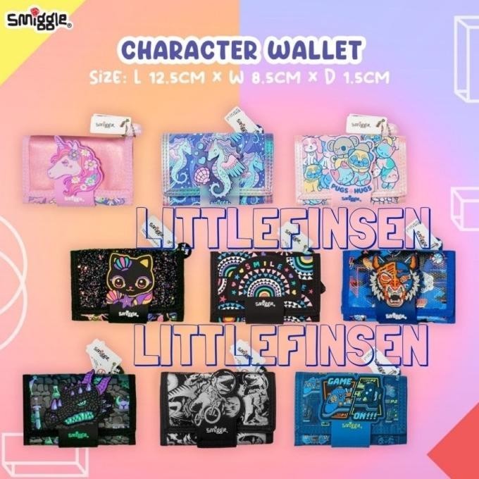 Dompet Smiggle/Smiggle Wallet/Smiggle Wallet 3D Limited Edition