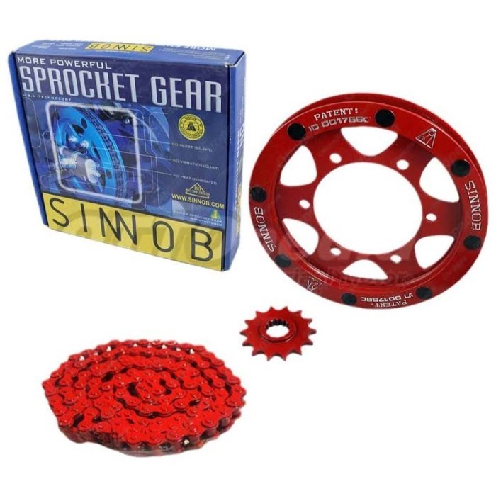 Gear Set+Rantai Sinnob Vixion New/Vixion Old 1Set Pnp
