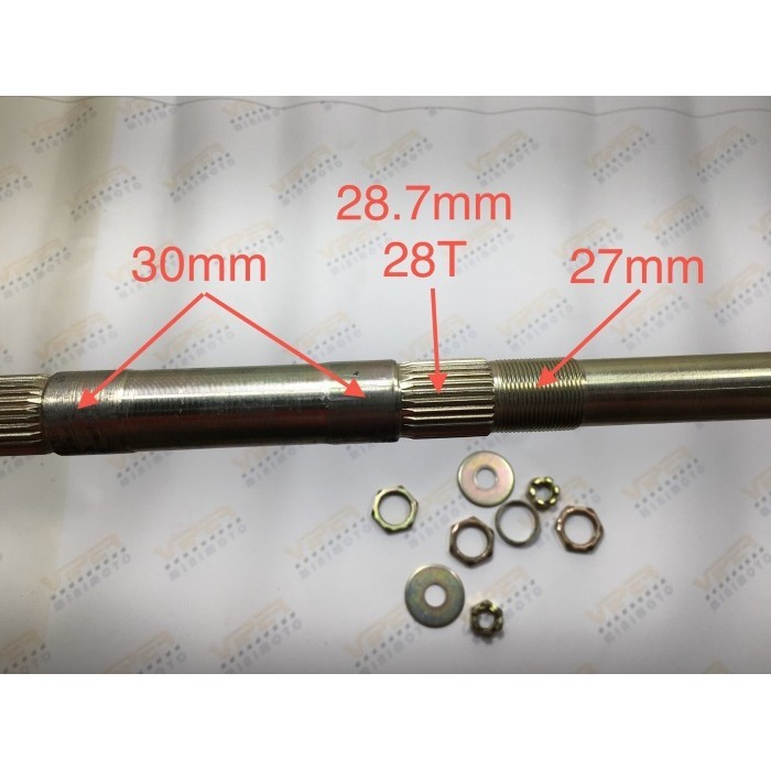 As Roda Belakang Atv 110, 125 - Mini Jeep - Buggy - Universal
