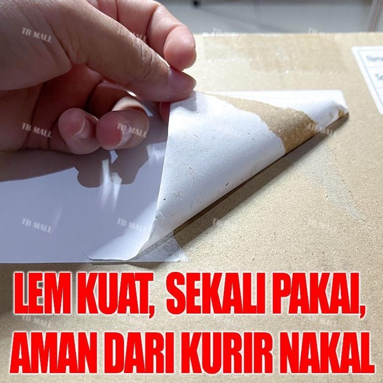 

LABEL THERMAL 100X150MM ROLL / STICKER LABEL BARCODE ISI 500PCS PREMIUM BARU