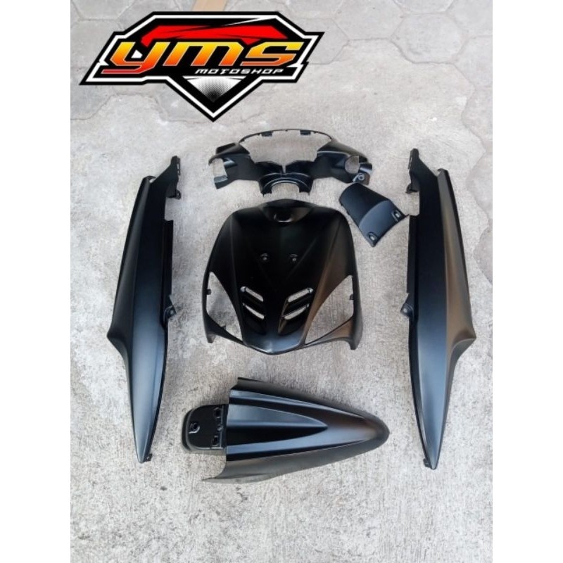 Body halus full set mio sporty mio lama hitam doff