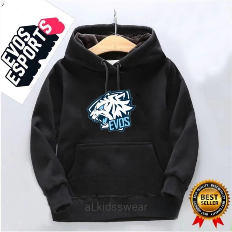 Sweater anak ff evos / jaket anak free fire evos/ jaket anak evos / sweater terbaru / free fire 2-15