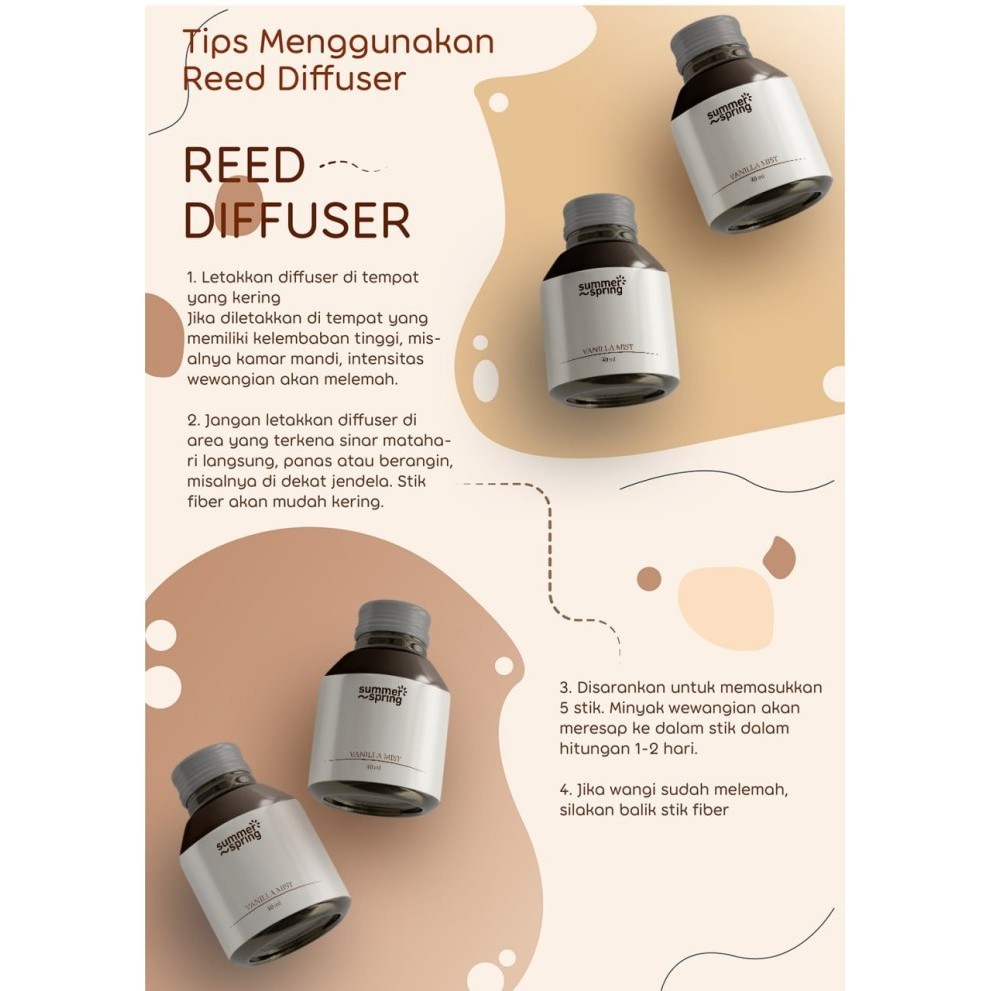 Reed Diffuser Pewangi Ruangan Hotel Aromatherapy Stick Diffuser
