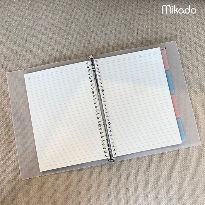 

LANGUO Loose Leaf Binder B5-A5 ( Grid, Ruled, Plain ) / Binder BRG BARU