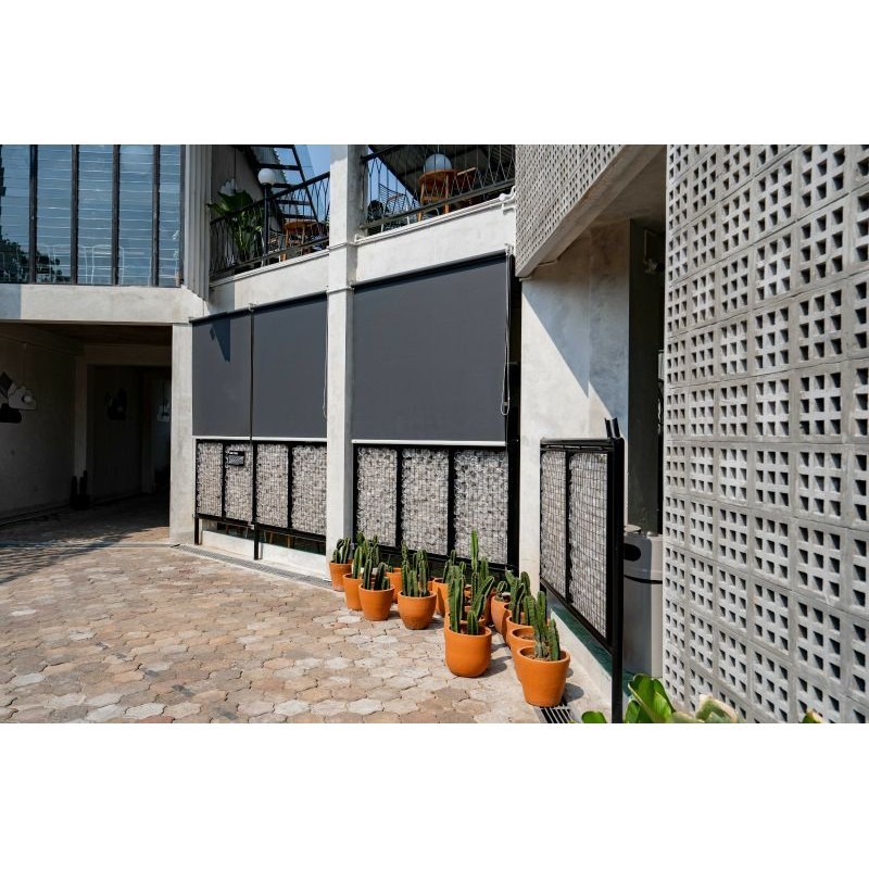 Tirai Outdoor Anti Air - Tirai Garasi - Tirai Balkon - Tirai Teras - Tahan Air Hujan - dan Sinar Mat