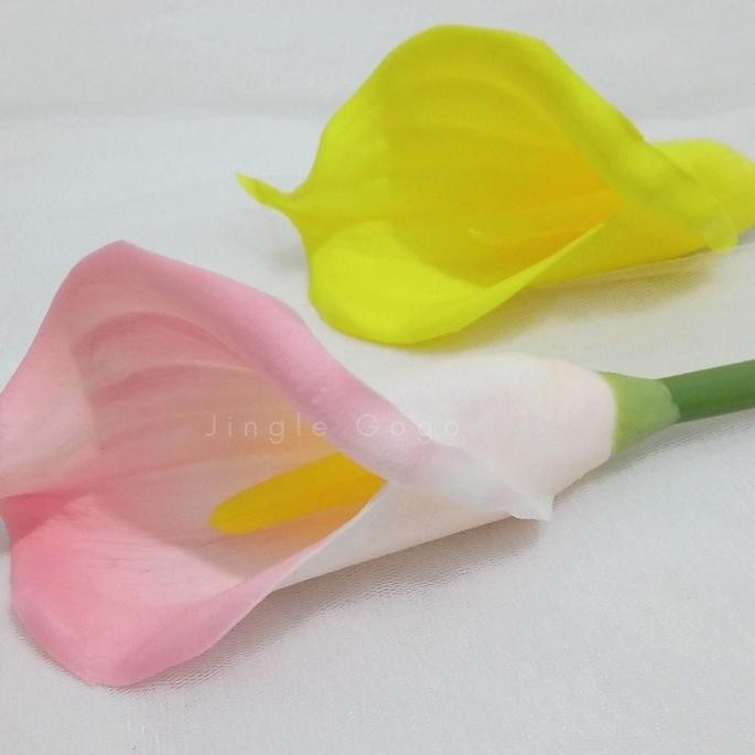 Bunga Besar Calla Lily Latex Cala Lili Artificial Jumbo Premium