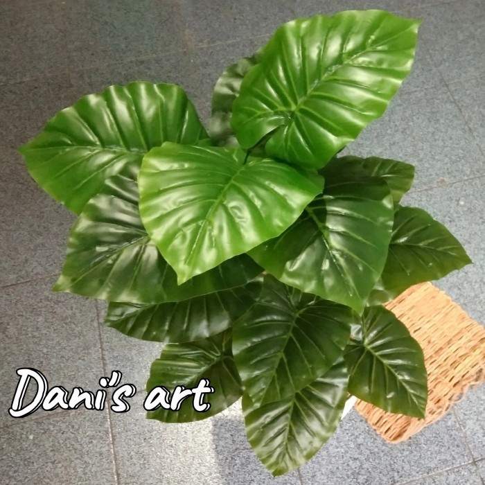 Keladi Jumbo Palsu/ Tanaman Plastik/ Keladi Hias/ Tanaman Artificial