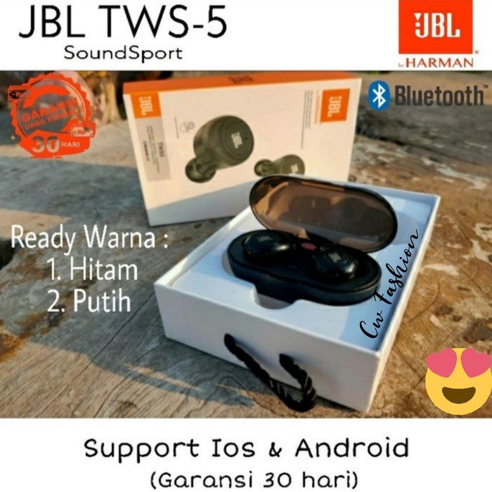 Jbl Tws 5 Earphone Wireless Headset Bluetooth Jbl Tws 5 Original